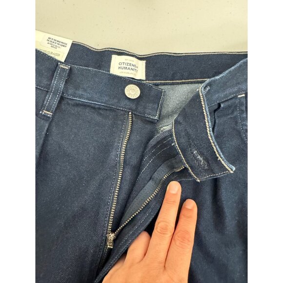 CITIZENS OF HUMANITY Maritzy pleated wide-leg 90s‎ preppy jeans sz 31 - Picture 13 of 13